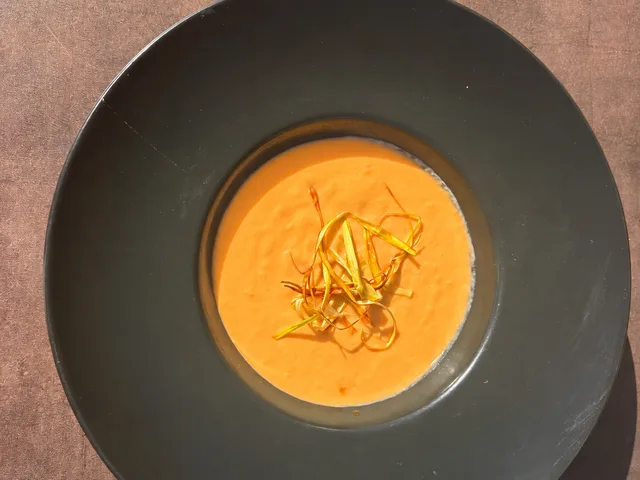 CREMA DE PUERRO Y ZANAHORIA